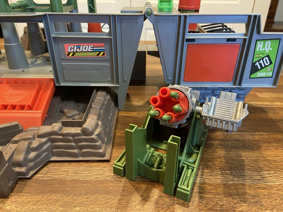 Base de Comando del Cuartel General GI Joe 1992 de colección, instrucciones, mayormente completa Foto 4 de 4