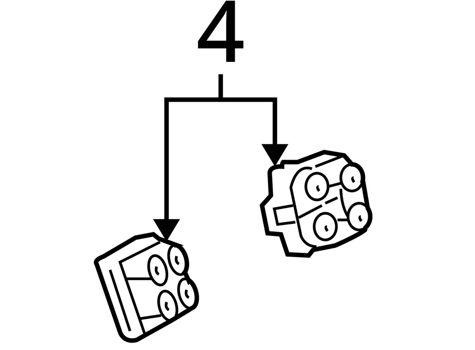 2005-2008 CHEVROLET SATURN UPLANDER RELAY SWITCH ASM RDO CONT EBONY 10394830 NEW - Image 3 of 3