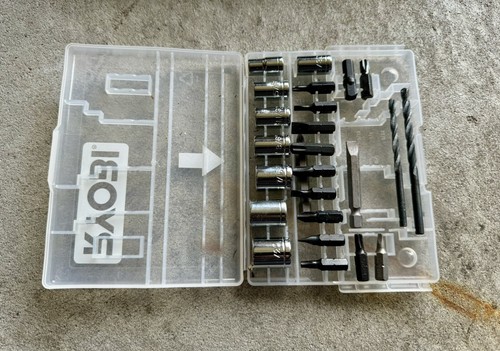 Ryobi HP412 12.0 Volt 3/8" Drill Driver 2 BD0813 Batteries 0619 Charger Case Kit - Picture 3 of 6