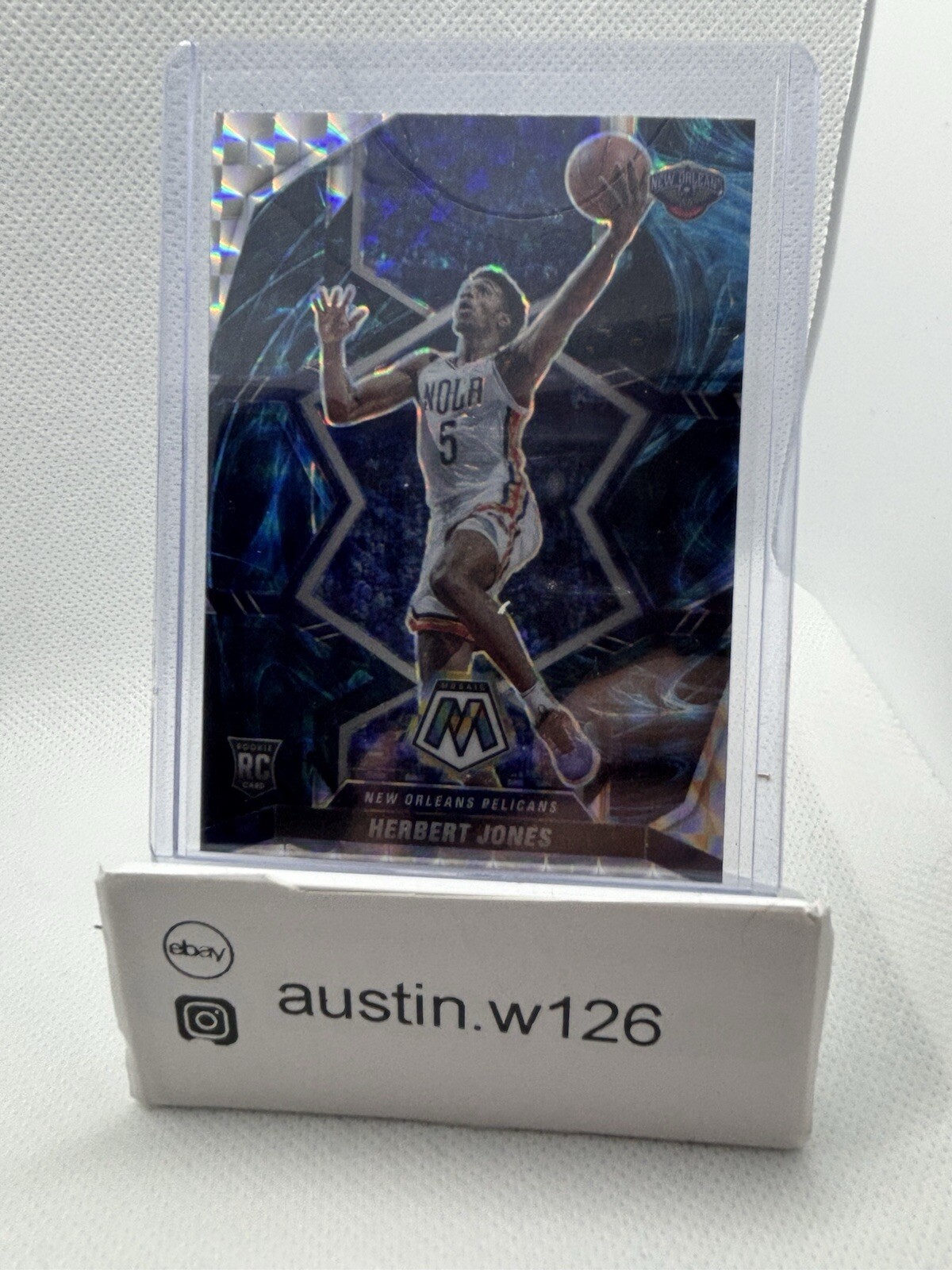 2021-22 Panini Mosaic Genesis #280 Herbert Jones Rookie SSP Case Hit Pelicans