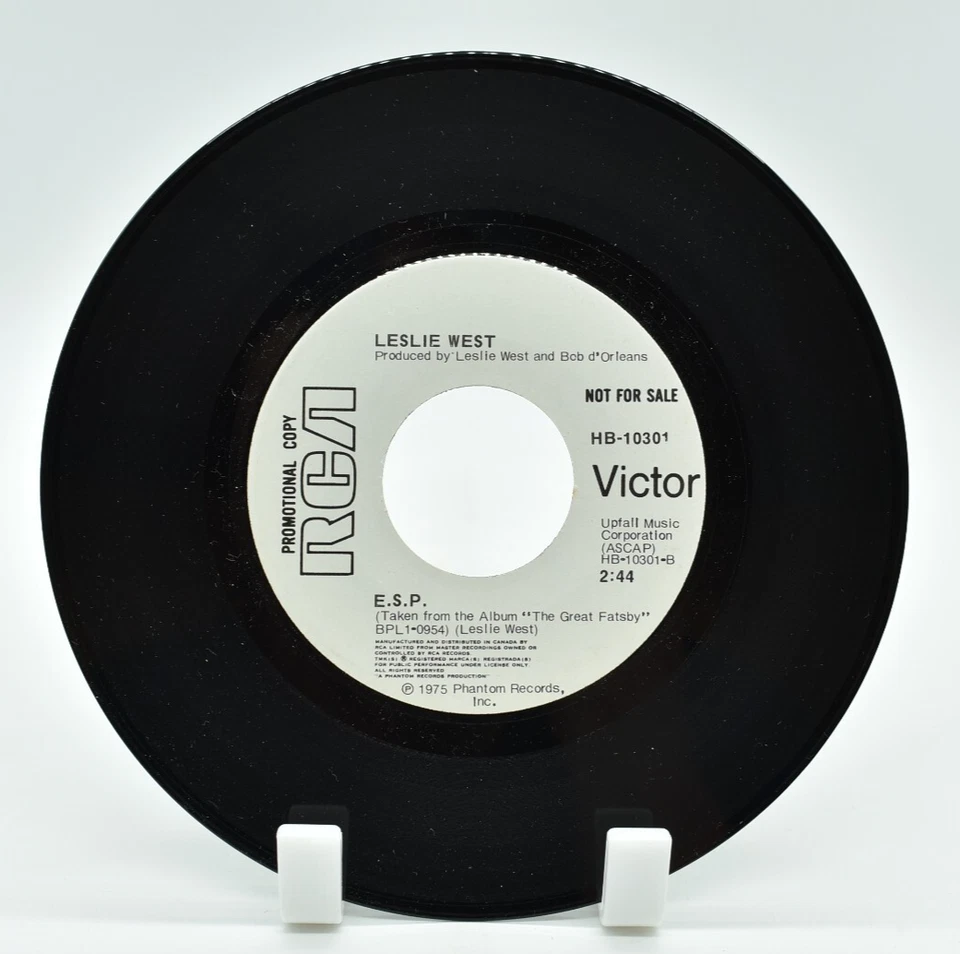 RCA Records - LESLIE WEST "Don't Burn Me" 45RPM, HB-10301. PROMOTIONAL COPY - Imagem 4 de 4