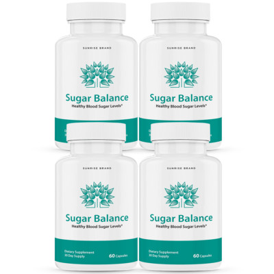 Sugar Balance Capsules, Blood Sugar Balance Blood Sugar Support 4 Packs