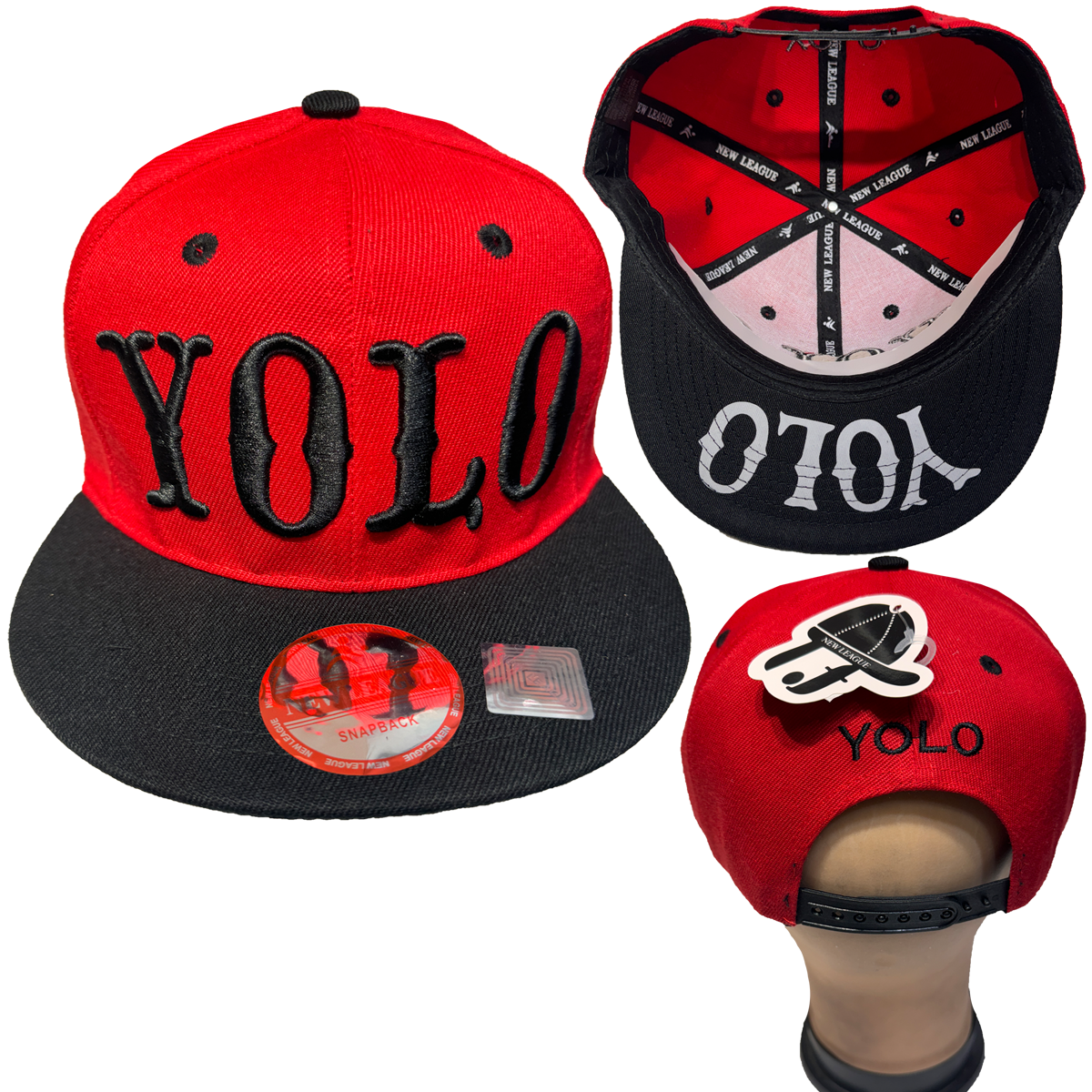 YOLO Embroidered Hip hop Snapback Adjustable Baseball Cap Hats LOT