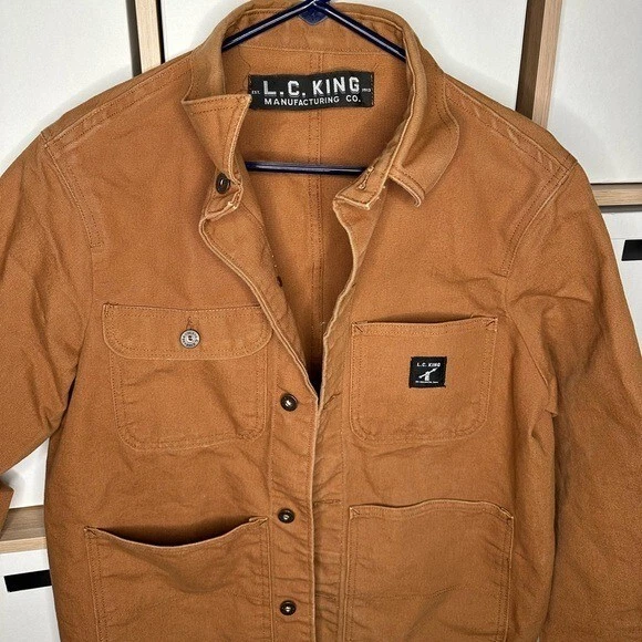 L.C King canvas chore jacket. Men’s small. See ALL photos!