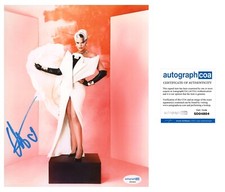 NICKY DOLL SIGNED RUPAUL’s DRAG RACE FRANCE HOST 8x10 PHOTO - ACOA COA