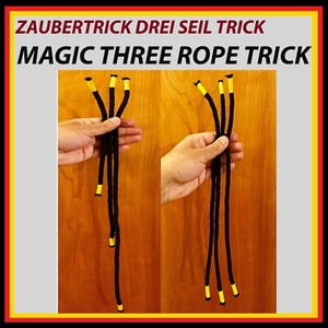 Zaubertrick Rope Magic Trick 3 Rope Trick Drei Seil Zaubertrick Ebay