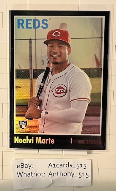 Noelvi Marte - 2024 Topps Archives Rookie #158 - Black Foilboard