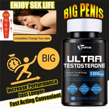 Natural Testosterone Booster - Increase Energy Improve Muscle Strength  Growth