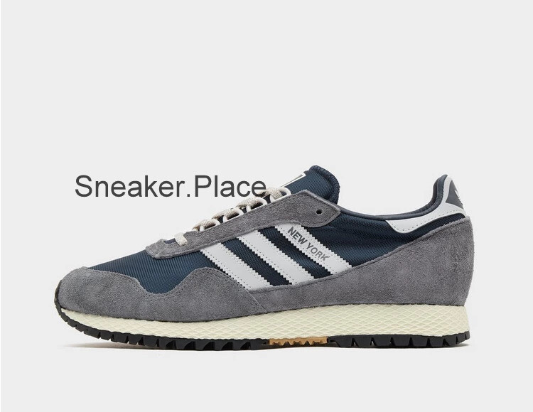 Adidas Originales Nueva York en Gris y Azul Oscuro Stock Limitado
