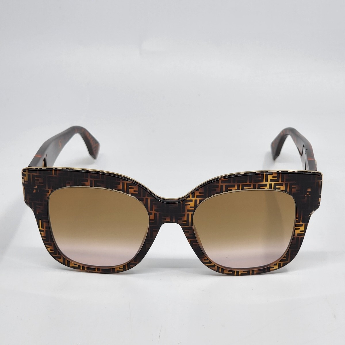 Fendi Black and Brown Sunglasses FF 0359GS Fendi Brown & Black Havana Sunglasses, “Modern Cat Eye  main image 2