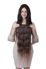 5-Clip Remy Original Color Medium Brown Straight Style Human Hair Extension
