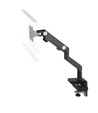 M8 Humanscale M/Connect Dock Adjustable Monitor Arm Black Clamp On Desk Mount