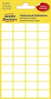 Avery Zweckform 3042 Vielzweck-Etiketten 18 X 12 Mm Kp