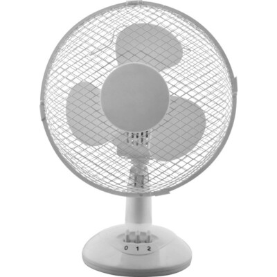 Schreibtisch- & Standventilatoren 9'' oszillierend elektrisch 3 Geschwindigkeiten Kühlung bodenstehend 25W
