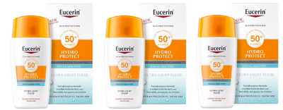 3 x EUCERIN SUN HYDRO PROTECT  SPF50+ 50ml TOTAL 150ml