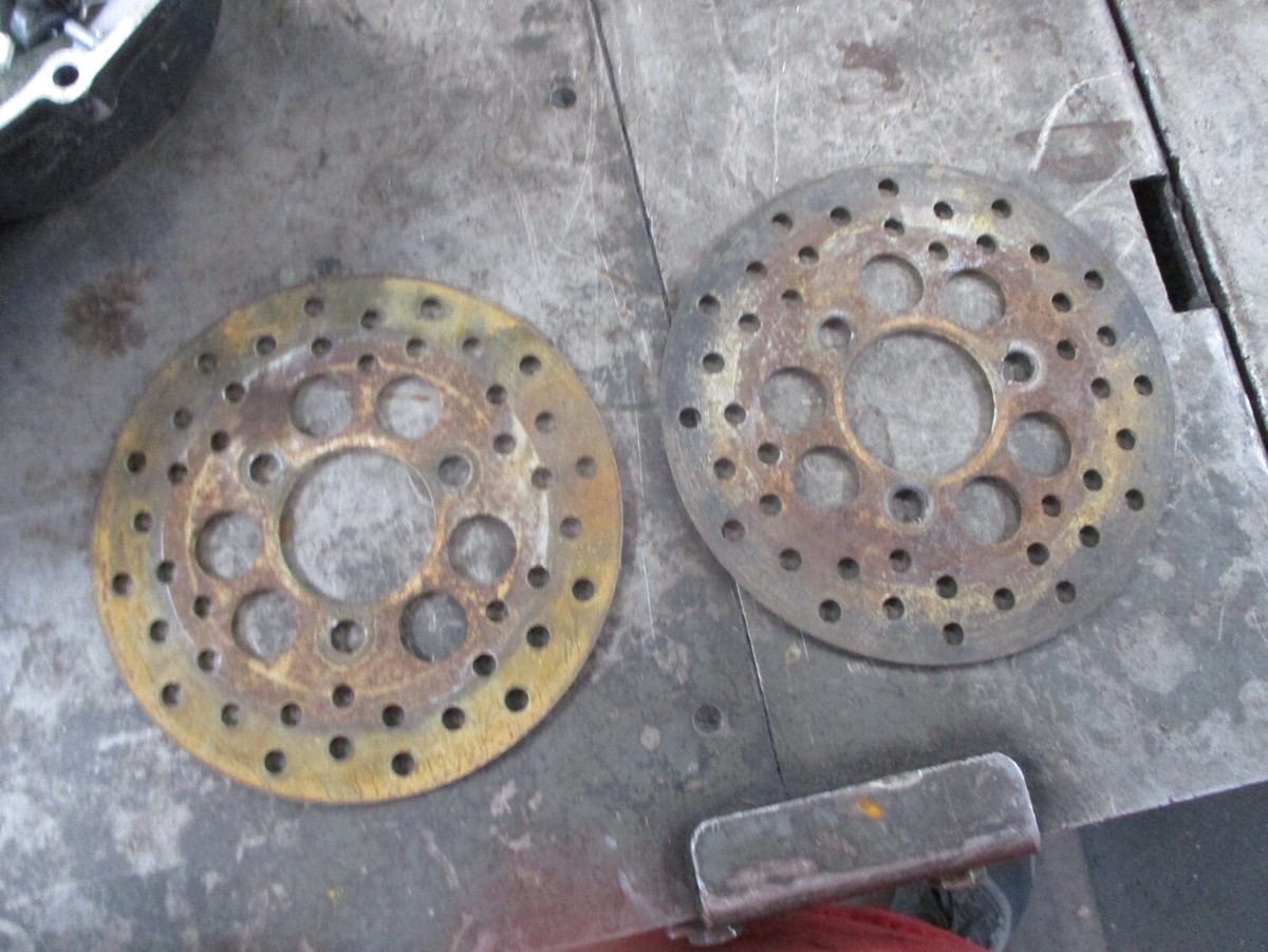 【DR.MUERTE】ギャッベ 87×57cm No. H.1095 KAWASAKI TECATE 4 KXF250 87-88 FRONT BRAKE DISCS ROTOR QTY:2 41080