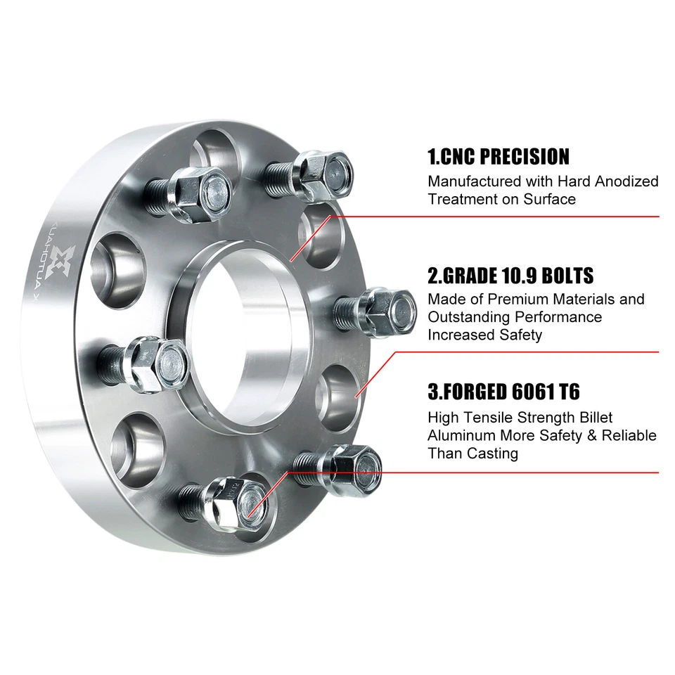 Комплект адаптеров прокладок для автомобильных колес 6x5,5 дюйма 1,25 дюйма для Cadillac Escalade ESV 2004-2015 - Изображение 3 из 4