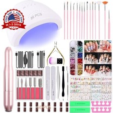 MEJOR Maquina De u as Acrilicas Kit Taladro Lima Para Manicura Pedicura Gel Lamp
