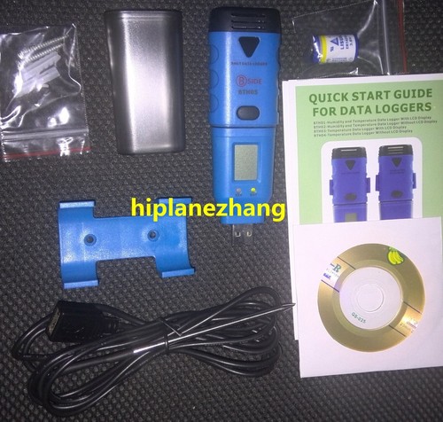 Mini 3-Channel USB Data Logger Internal External Temperature Humidity 32KReading - 第 1/4 張圖片