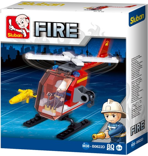 HELICÓPTERO SLUBAN BOMBEROS (77 PIEZAS) M38-B0622D - Imagen 2 de 2