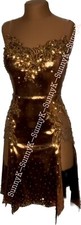 jz Handmade Women Samba Ballroom Swing Salsa Rumba Latin Dance Dress RHYTHM