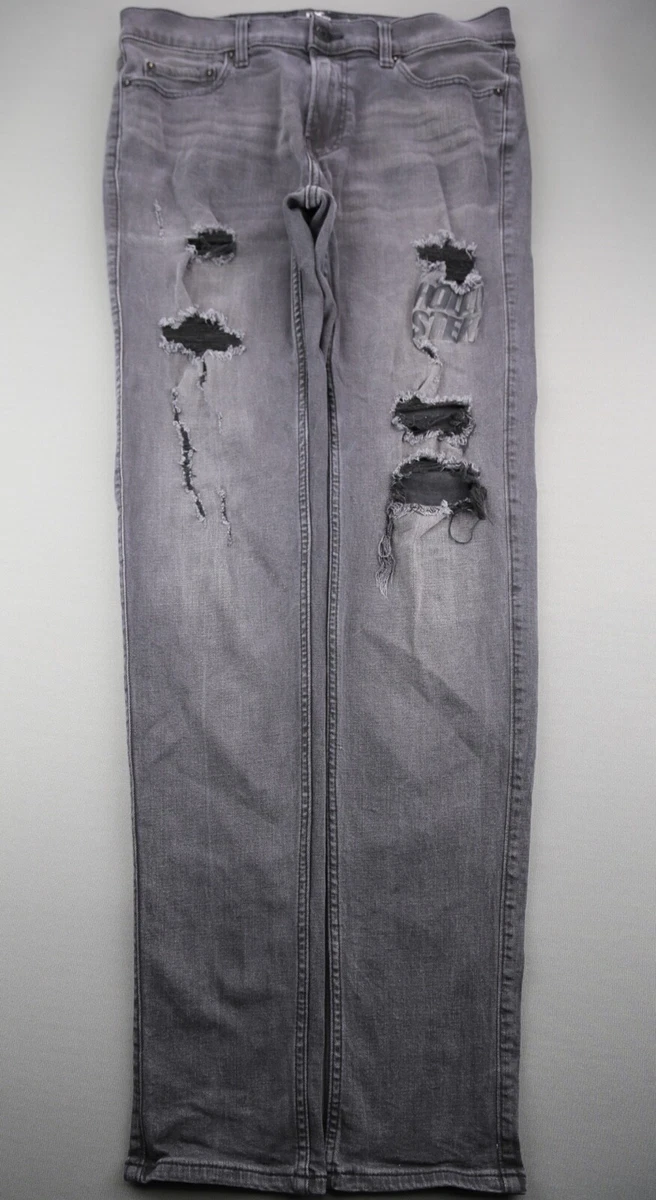 Stacked hotsell jeans hollister