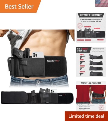 Adjustable Belly Band Holster for Men & Women - Fits Most Pistols & Revolvers