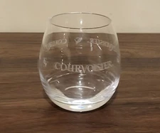 Courvoisier Cognac Lowball Rocks Glass Brandy Made In France 