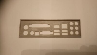 Plaque Arrière I/O Shield Pour Carte Mère ASUS P4P800 SE - Impression PLA - Occasion