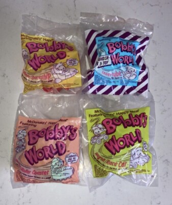 1994 McDonald s Bobby s World Set Of 4 Sealed In Bag