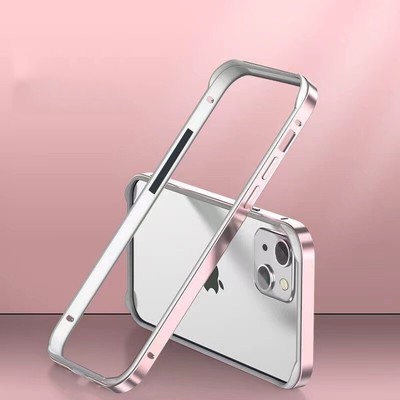 Bumper Case For iPhone 13 12 Mini 14 11 Pro Max XR XS Aluminum Metal Phone Frame