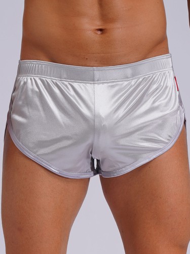 Mens Satin Silk Boxers Loose Shorts Sexy Panties Pajama Bottoms Shorts AU - Picture 48 of 82