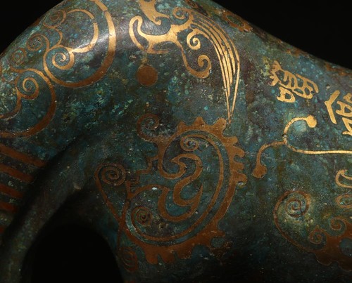 29CM Signed Old Chinese Bronze Statue w/horse - 第 9/14 張圖片