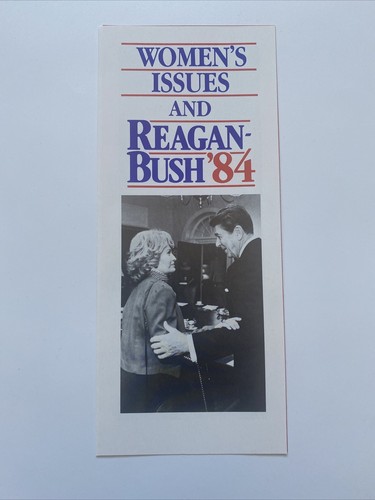 3 Different 1984 President Ronald Reagan Campaign Brochures Pamphlets Bush '84 - Picture 8 of 10