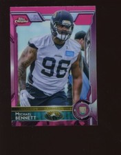 2015 TOPPS CHROME MINI MICHAEL BENNETT PINK REFRACTOR #112 16/25 RC