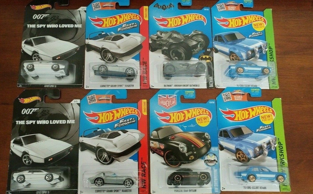 Hotwheels lot Fast Furious Batmobile James Bond 007 Lotus