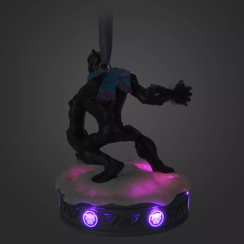 Disney Sketchbook Marvel BLACK PANTHER Light-Up Christmas Ornament New with Tag - Picture 4 of 12