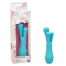 Cal Exotics Gia Triple Teaser Vibe Blue - Silicone Clitoral Vibrator