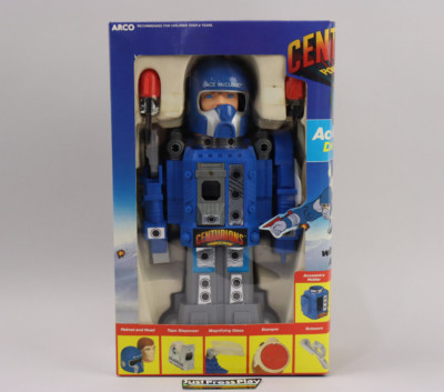 Vintage 1986 Arco Centurions: Power Xtreme Ace McCloud Desk-Top Toy No. 525 NIB!