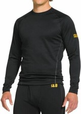 Under Armour 3.0 Black base layer cold weather Top Mens size SM Winter