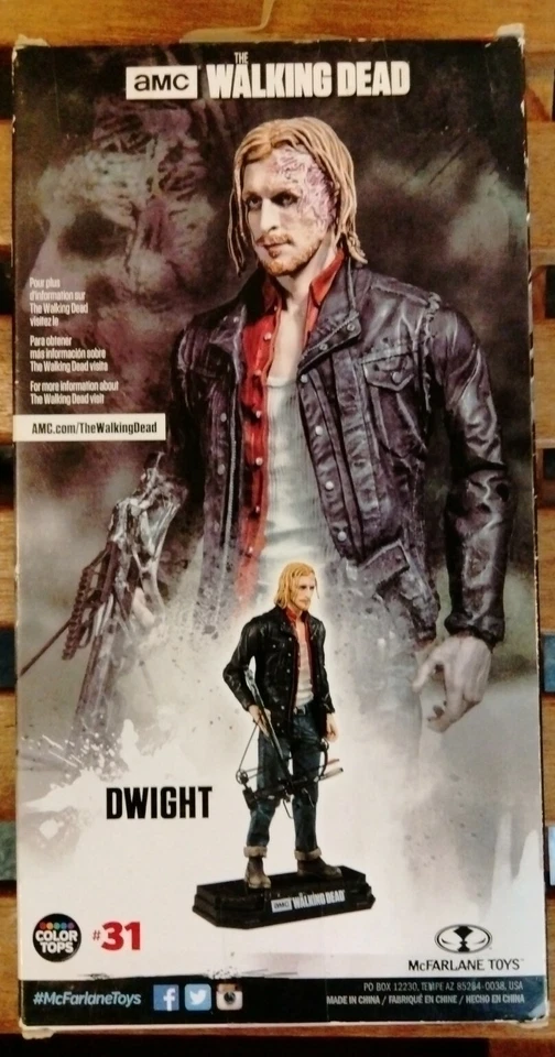 7-дюймовая экшн-фигурка The Walking Dead DWIGHT AMC TV Series McFarlane цветные топы No31 - Изображение 3 из 4