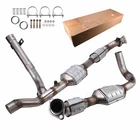 For 1999-2003 Ford F-150 F150 5.4L 4WD Left+Right Y Pipe Catalytic Converter Set