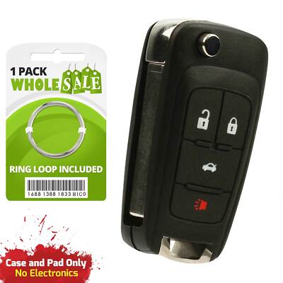 Replacement For 2010 2011 2012 2013 Chevrolet Cruze Key Fob Shell Case