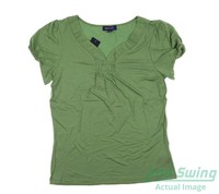 Womens Splendor Golf Fashion Top Small S Green Womens Splendor Golf Fashion Top Small S Green