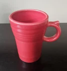 Fiesta Ware Bistro Latte Coffee Mug Scarlet Red Homer Laughlin Thumb 5.5"