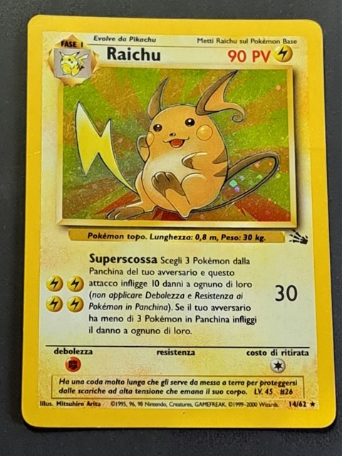 Raichu #14 (Fossil (1999))