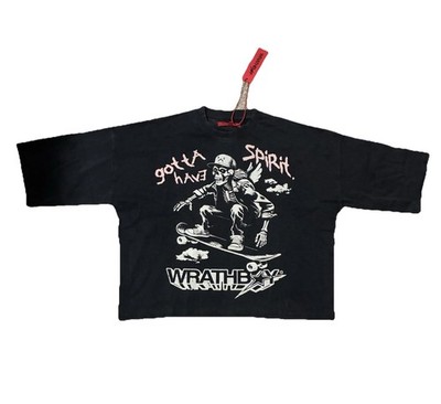 Wrathboy  Gotta Have Spirit  T- Shirt Size Large Brand New With Tags Black