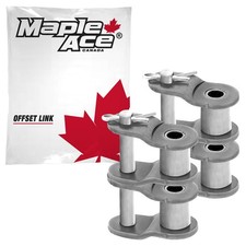 50-2 Offset Half Link for Roller Chain Double Strand Qty 2