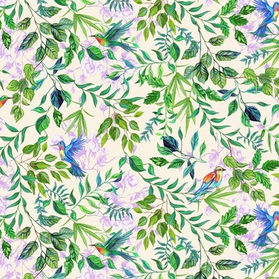 1/2 Yard Fabric - In Full Bloom | Enchanted Forest - Green by FreeSpirit