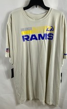 Nike Men's Los Angeles Rams Dri-FIT Tee Shirt Tan NFL Graphic 4XL NWT COA